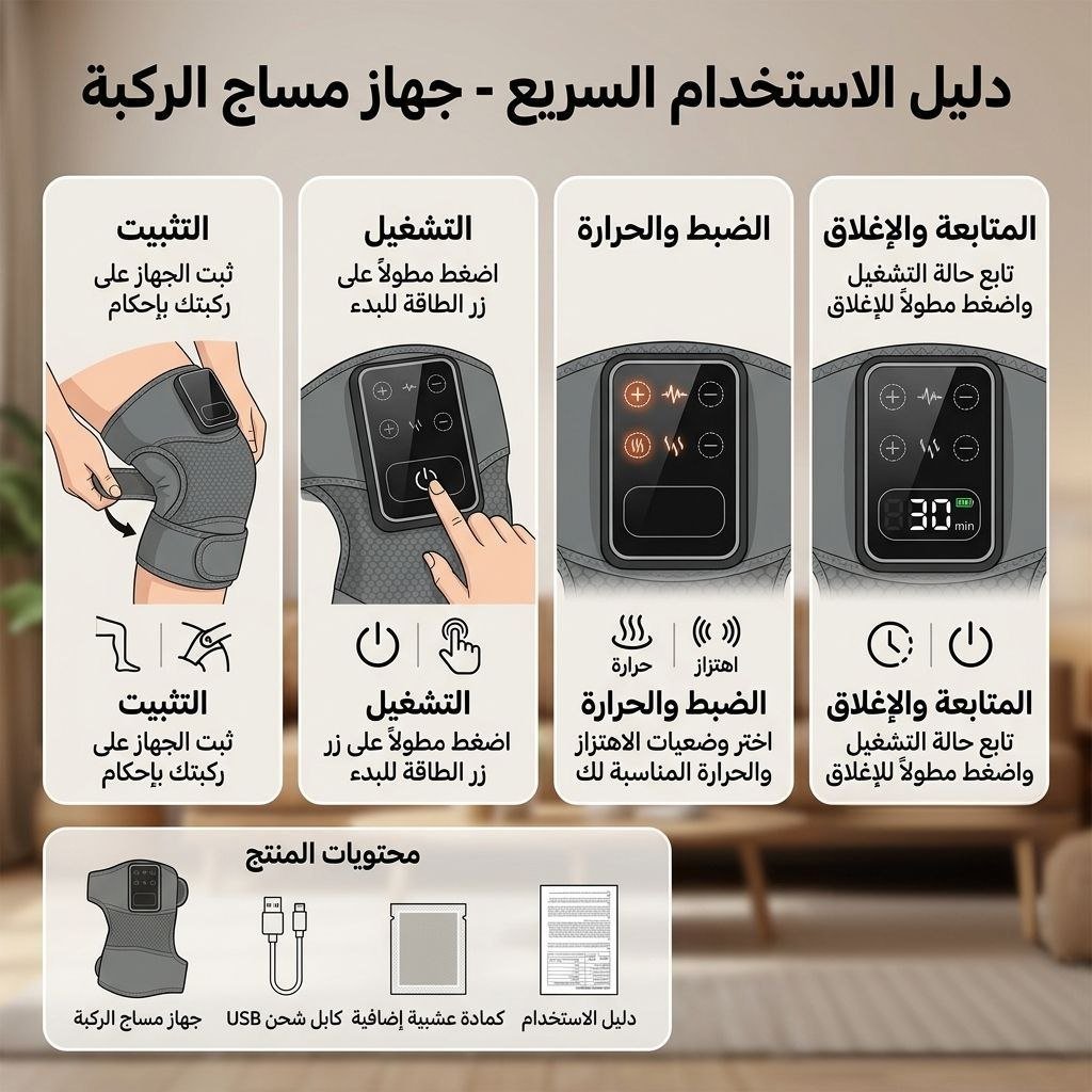 دليل طريقة الاستخدام المرفق